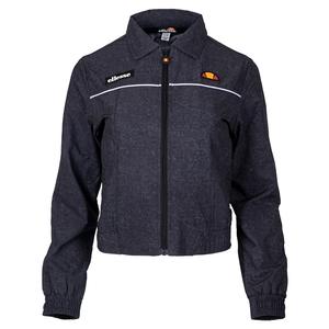 Women`s Stupendo Tennis Track Jacket Black Denim