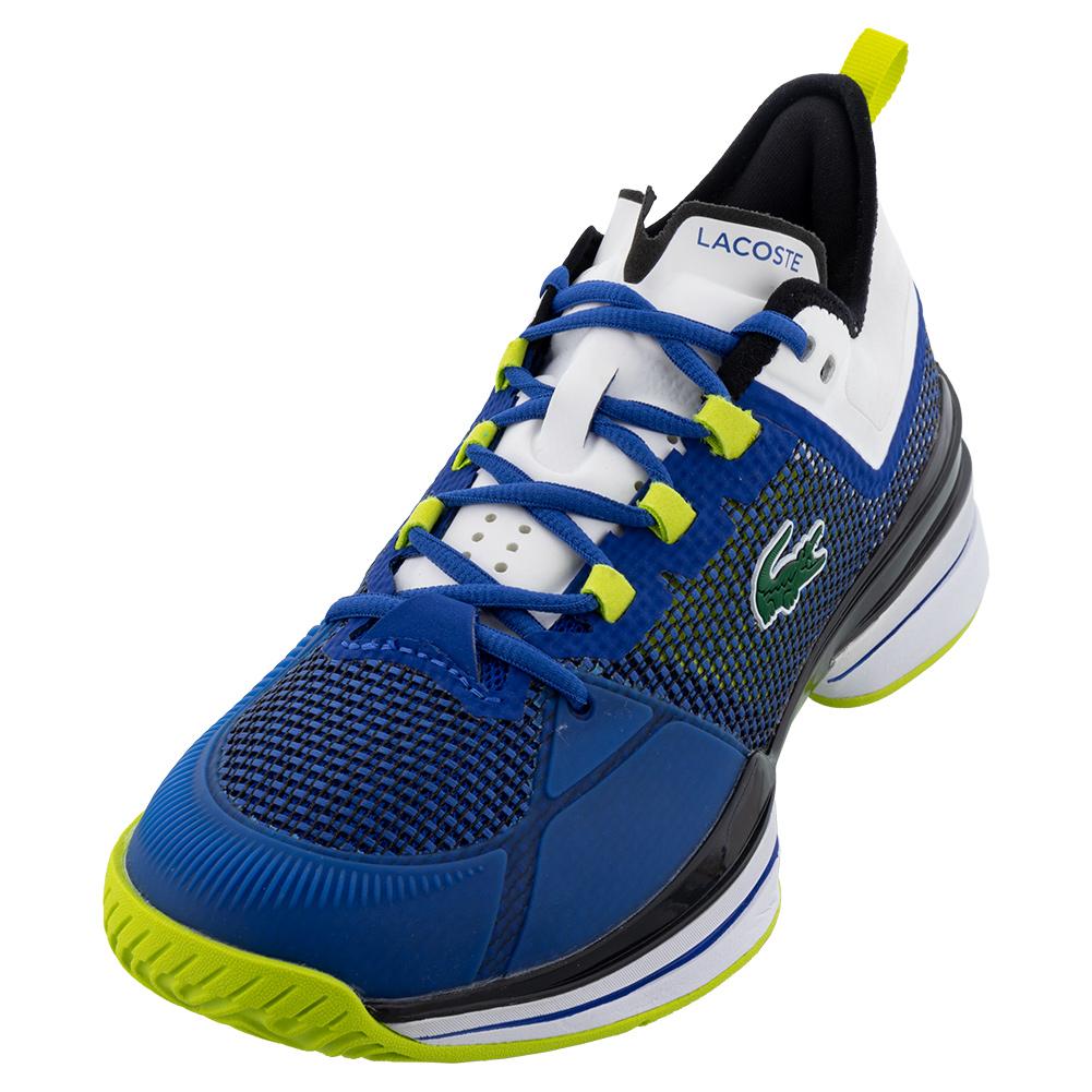 Lacoste Men`s AG-LT Ultra Tennis Shoes Blue and Black