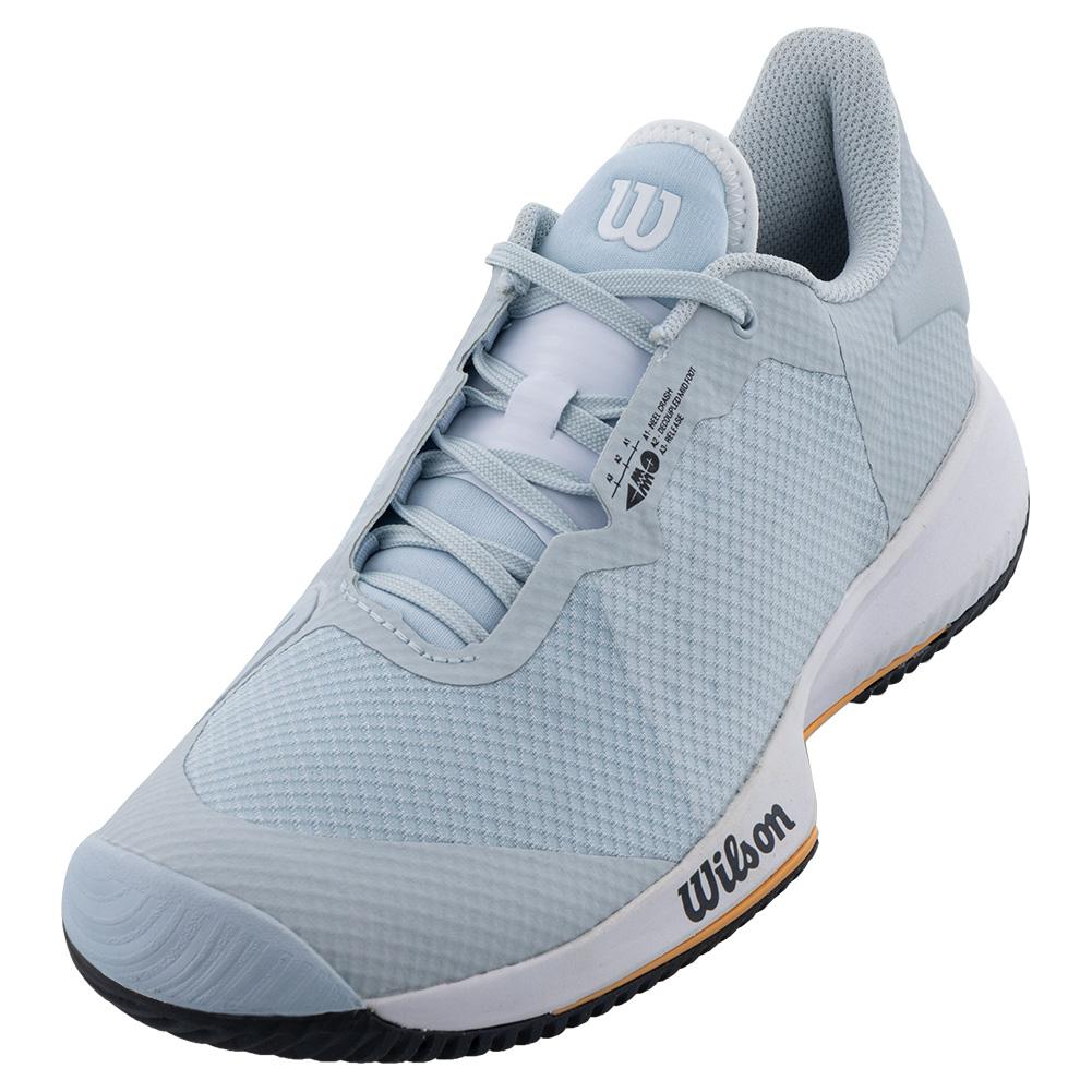 Wilson Women`s Kaos Swift Tennis Shoes Baby Blue and White