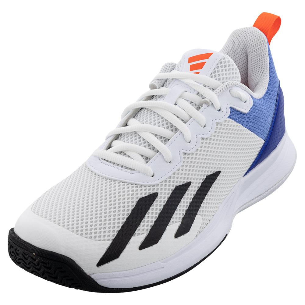 adidas Men`s Courtflash Speed Tennis Shoes Footwear White and Core Black