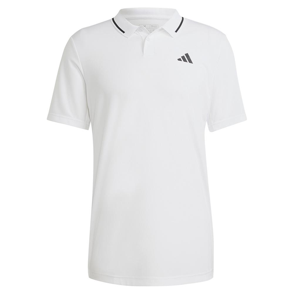 marzo Centelleo proteger Adidas Men`s Club Pique Tennis Polo White