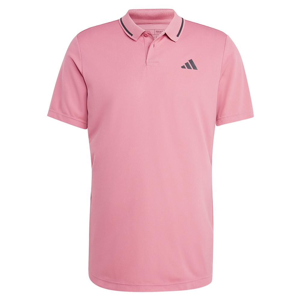 Adidas Men`s Club Pique Tennis Polo Pink Strata