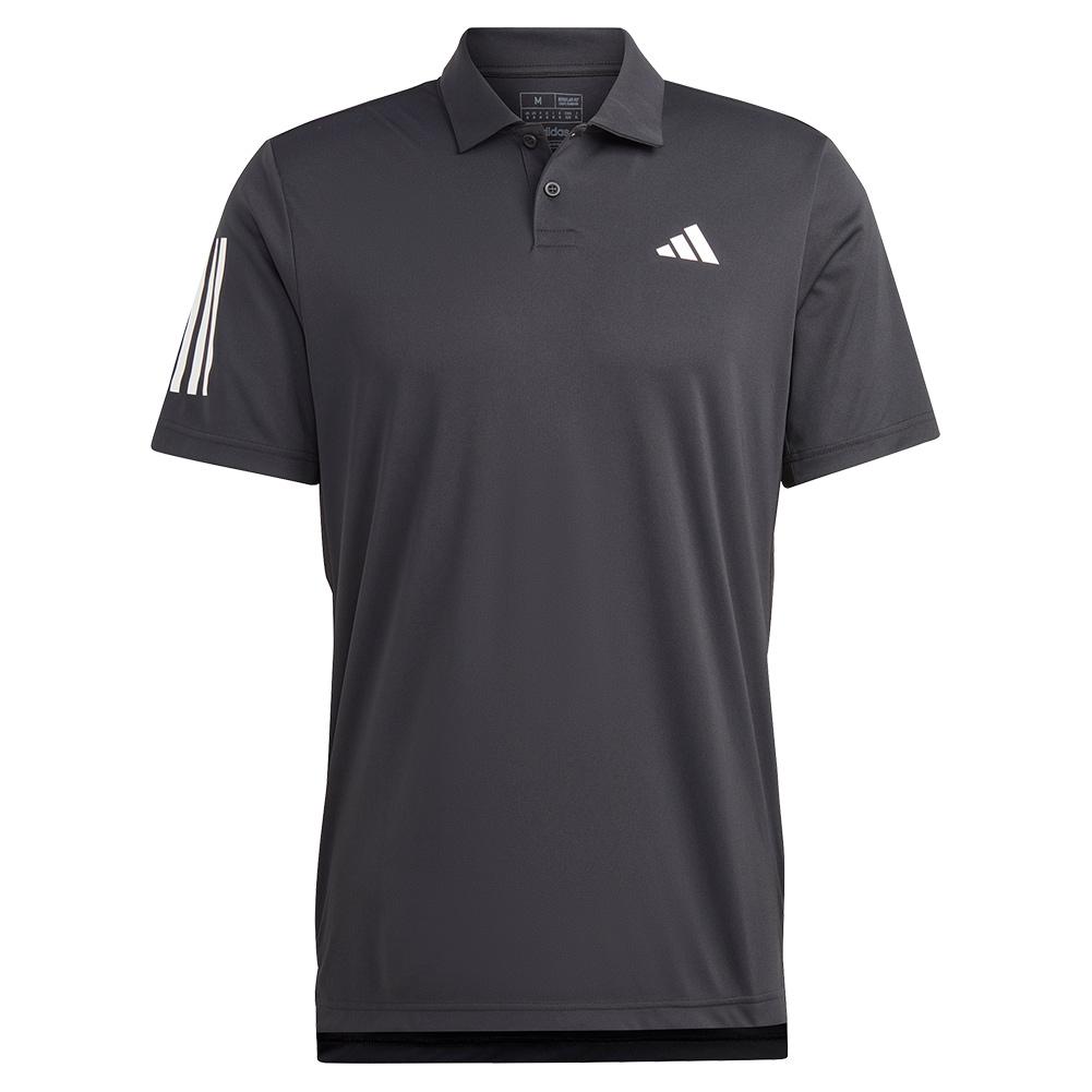 Adidas Men`s Club 3-Stripe Tennis Polo Black
