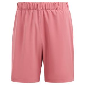 Men`s Club Stretch Woven 7 Inch Tennis Shorts Pink Strata