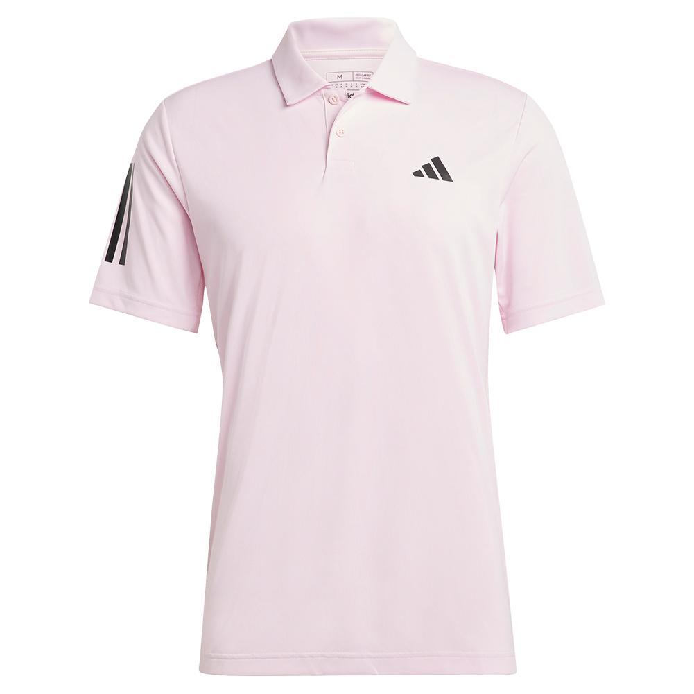 Adidas Men`s Club 3-Stripe Tennis Polo Clear Pink