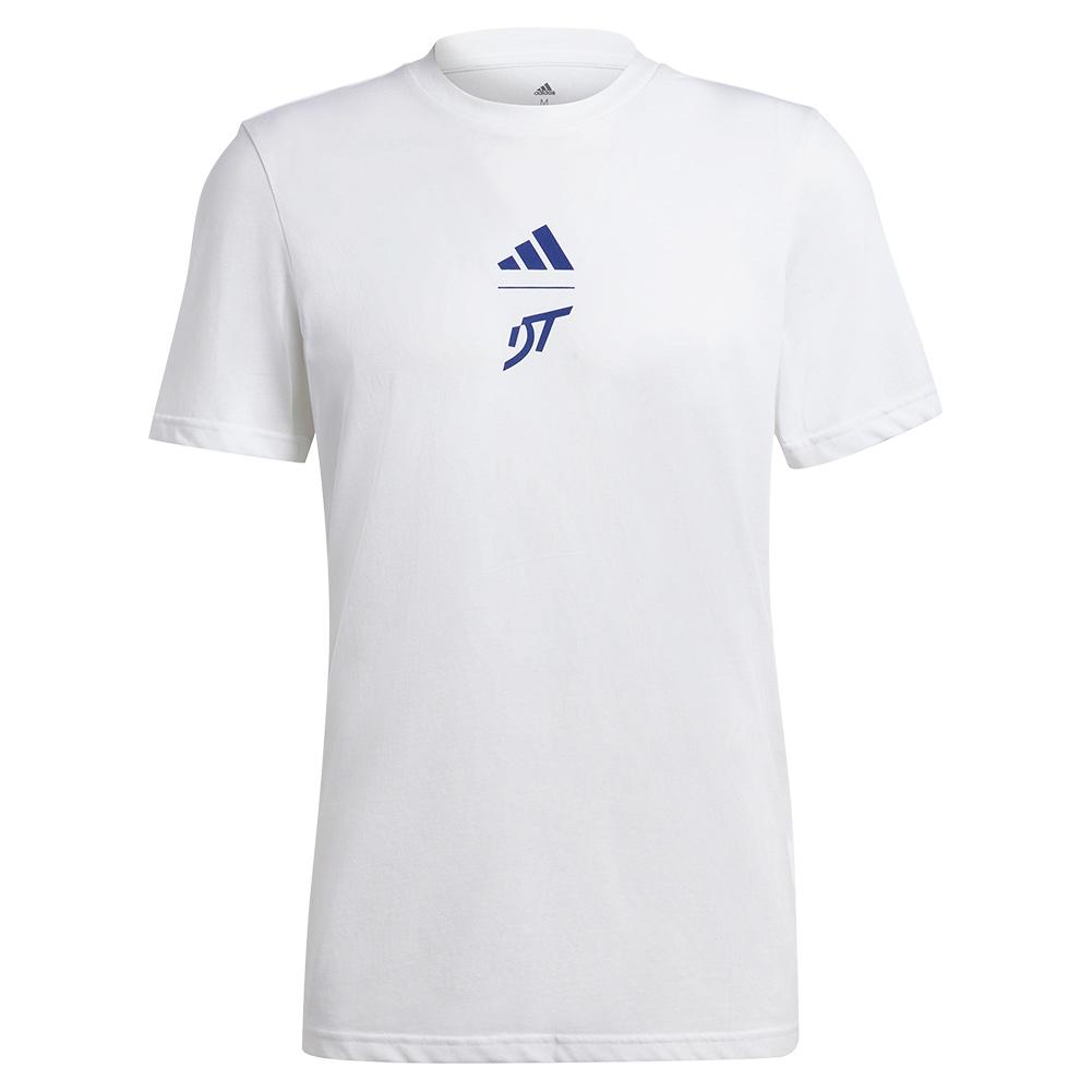 adidas Men`s Thiem Graphic Tennis T-Shirt White