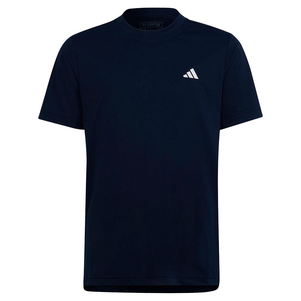 adidas Boys` Club Tennis T-Shirt Collegiate Navy