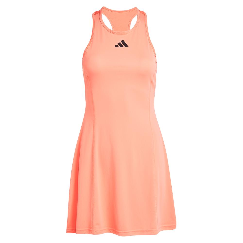 adidas Women`s Club Tall Tennis Dress Coral Fusion