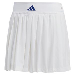 Women`s Clubhouse 14.5 Inch Pleated Tennis Skort White