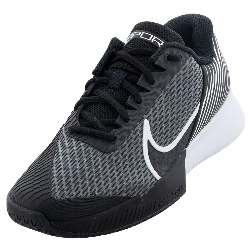 NikeCourt Men`s Air Vapor Pro 2 Tennis Shoes Black and White