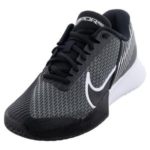 Women`s Air Zoom Vapor Pro 2 Tennis Shoes Black and White