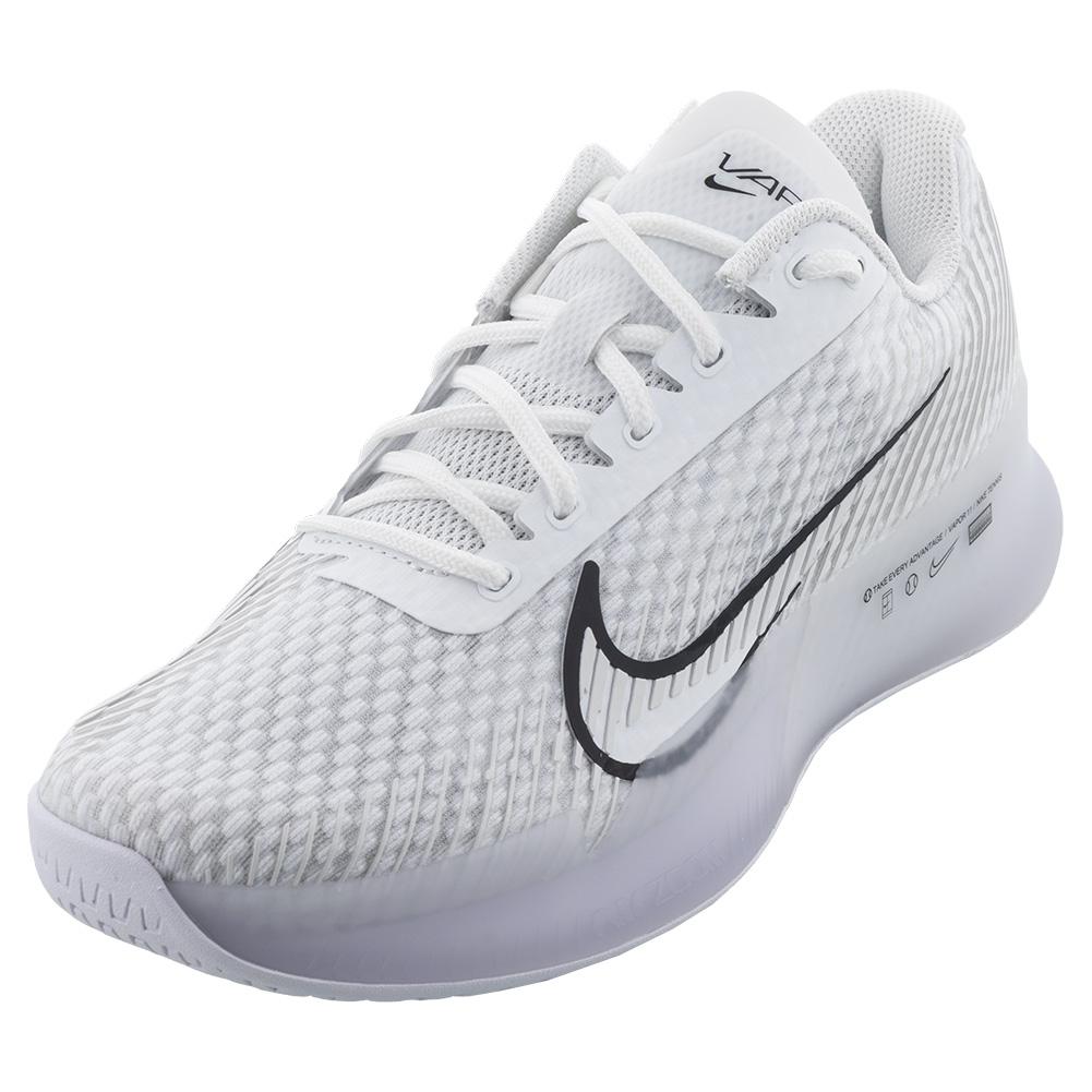 NikeCourt Women`s Air Zoom Vapor 11 Tennis Shoes White and Black