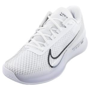 Men`s Air Zoom Vapor 11 Tennis Shoes White and Black