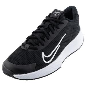 Juniors` Vapor Lite 2 Tennis Shoes Black and White