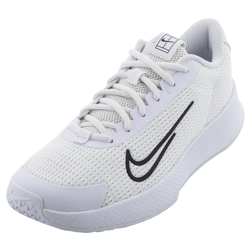 NikeCourt Men`s Vapor Lite 2 Tennis Shoes White and Black