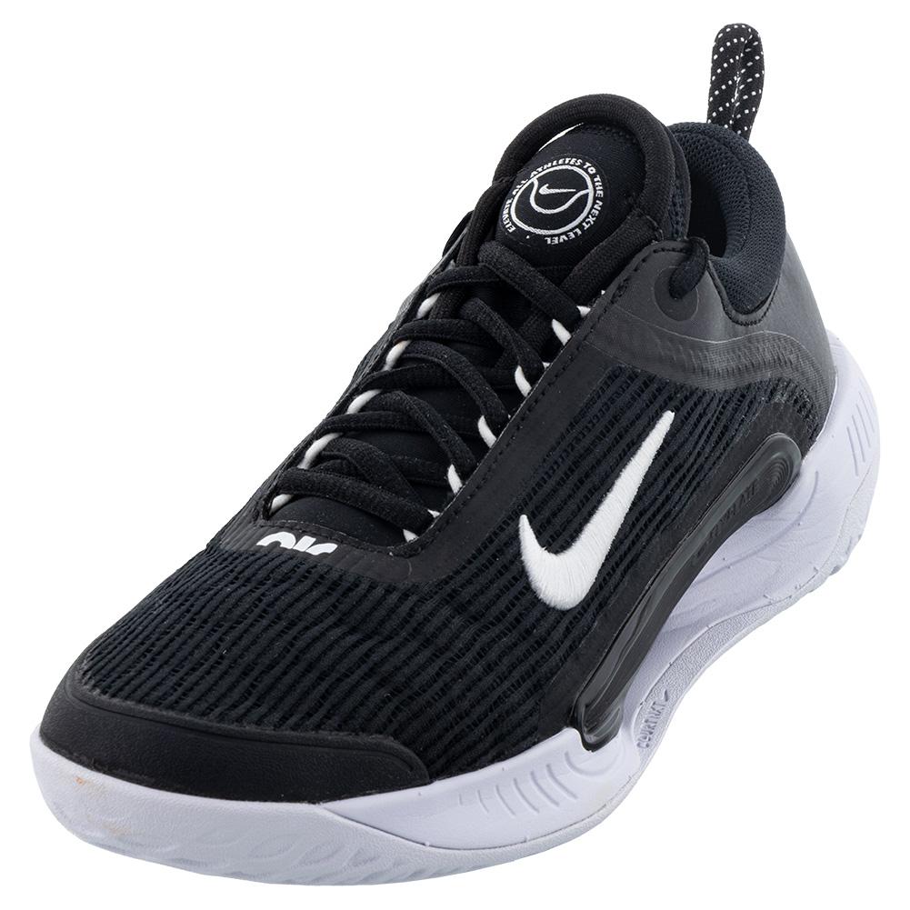 NikeCourt Men`s Zoom Court NXT Tennis Shoes Black and White
