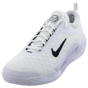 Men`s Zoom Court NXT Tennis Shoes White and Black