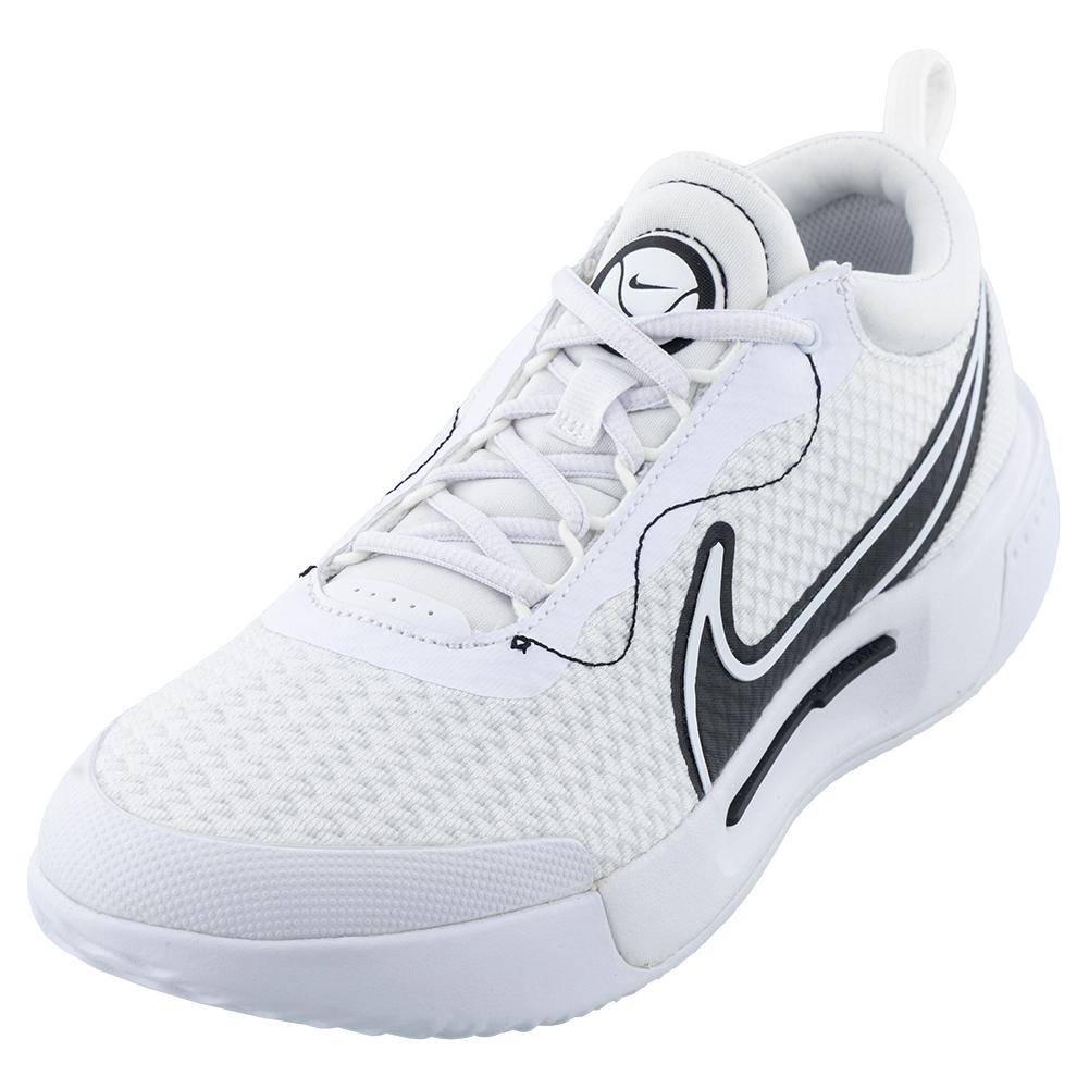 Nike Men`s Zoom Pro Tennis Shoes White and Black