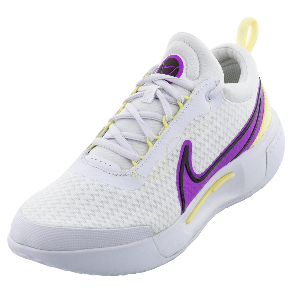 NikeCourt Women`s Zoom Pro Tennis Shoes White and Fuchsia Dream