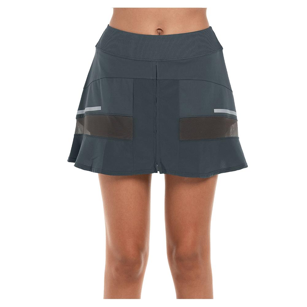 Lucky in Love Women`s Long Sprint Mesh Tennis Skort