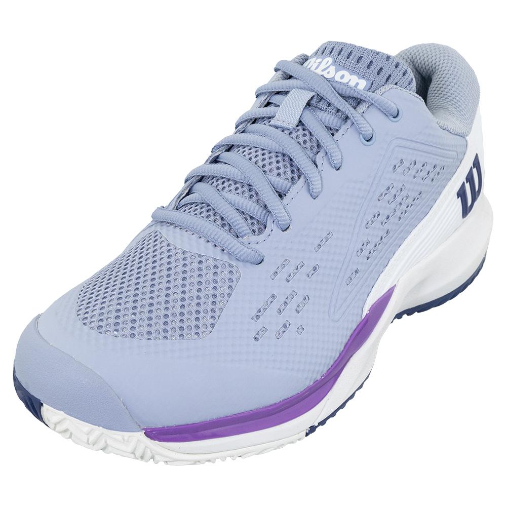 Wilson Women`s Rush Pro Ace (2E) Shoes Eventide and White