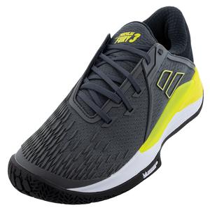 Men`s Propulse Fury 3 All Court Tennis Shoes Grey and Aero