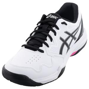 ASICS Men`s GEL-Dedicate 7 Tennis Shoes White and Hot Pink