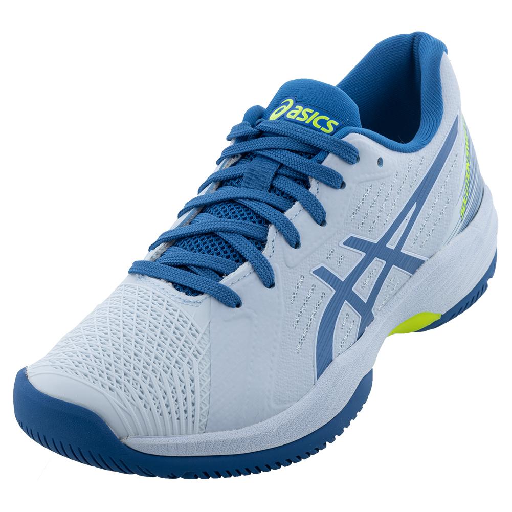 ASICS Women`s Solution Swift FF Tennis Shoes Sky and Reborn Blue