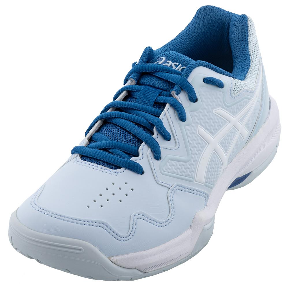ASICS Women`s GEL-Dedicate 7 Tennis Shoes Sky and White