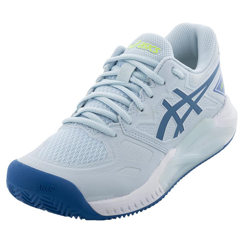 ASICS Women`s GEL-Challenger 13 Clay Tennis Shoes Sky and Reborn Blue
