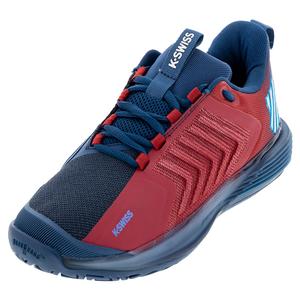 Men`s Ultrashot 3 Tennis Shoes Lollipop and Blue Opal