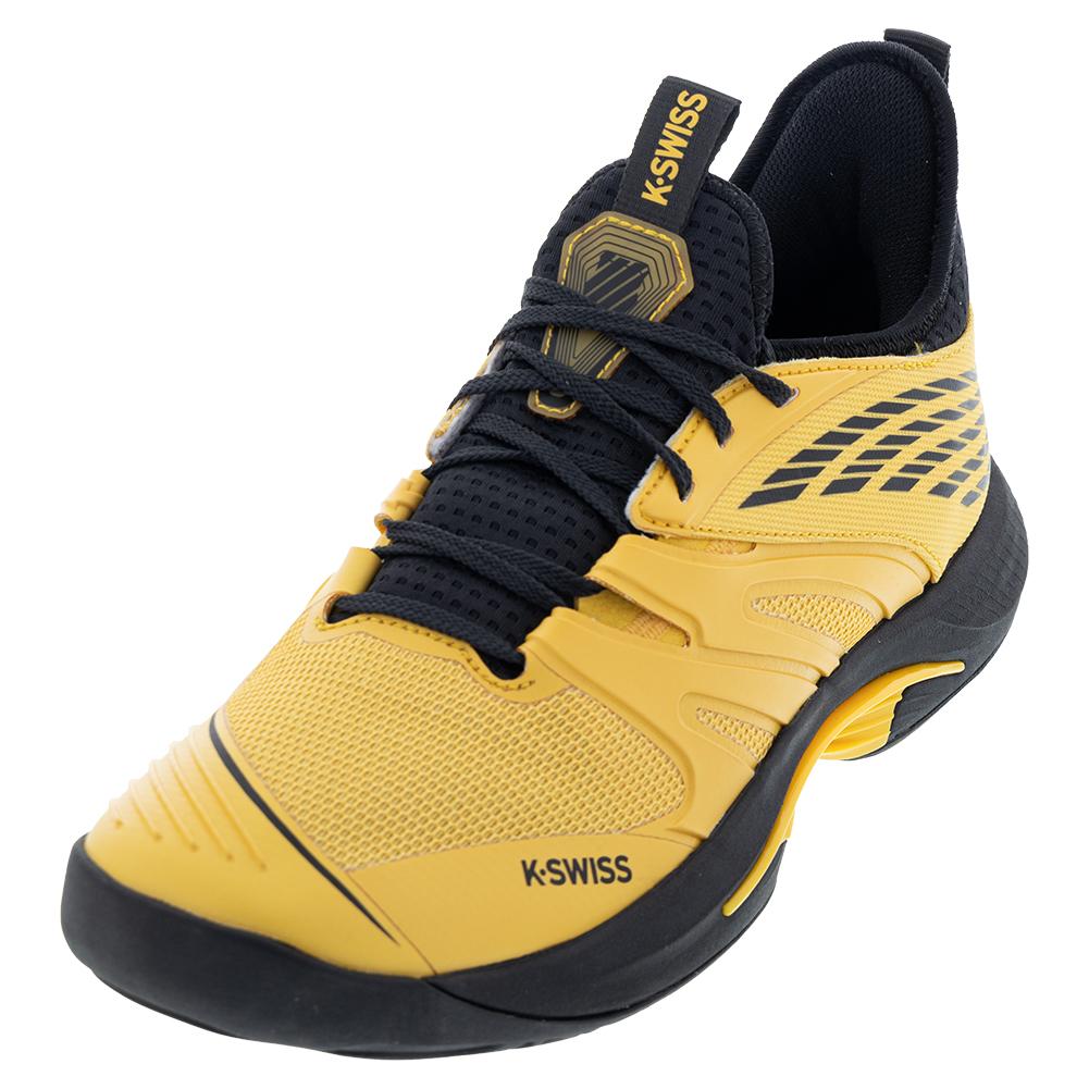 K-Swiss Men`s SpeedTrac Tennis Shoes Amber Yellow and Moonless Night