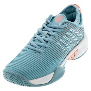 Women`s Hypercourt Supreme Tennis Shoes Nile Blue and Blanc de Blanc