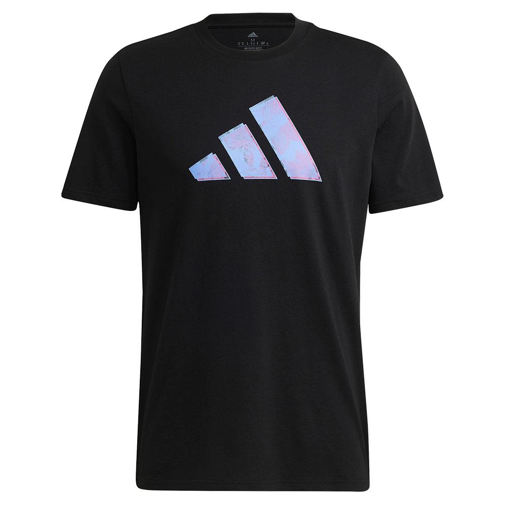 Especificidad cualquier cosa entusiasta adidas Men`s Melbourne Logo Graphic Tennis T-Shirt Black