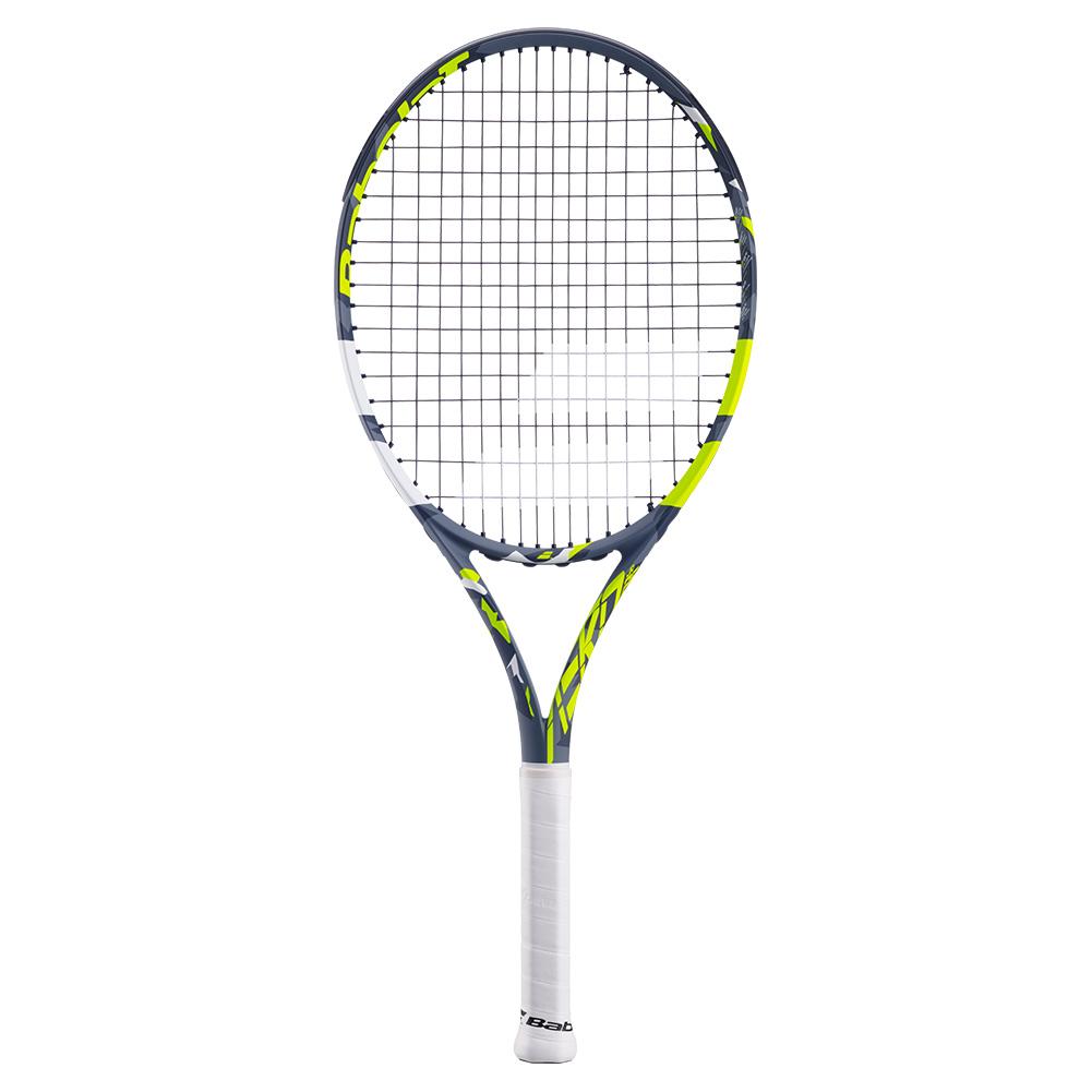 Babolat Aero Junior 26 Prestrung Tennis Racquet Grey and Yellow