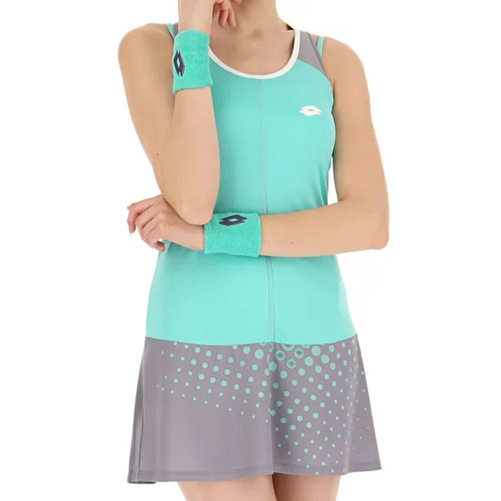 Lotto Women`s Top IV Tennis Dress Green 929C and Quicksilver