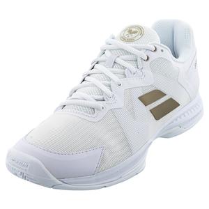 Women`s SFX3 All Court Tennis Shoes White and Gold