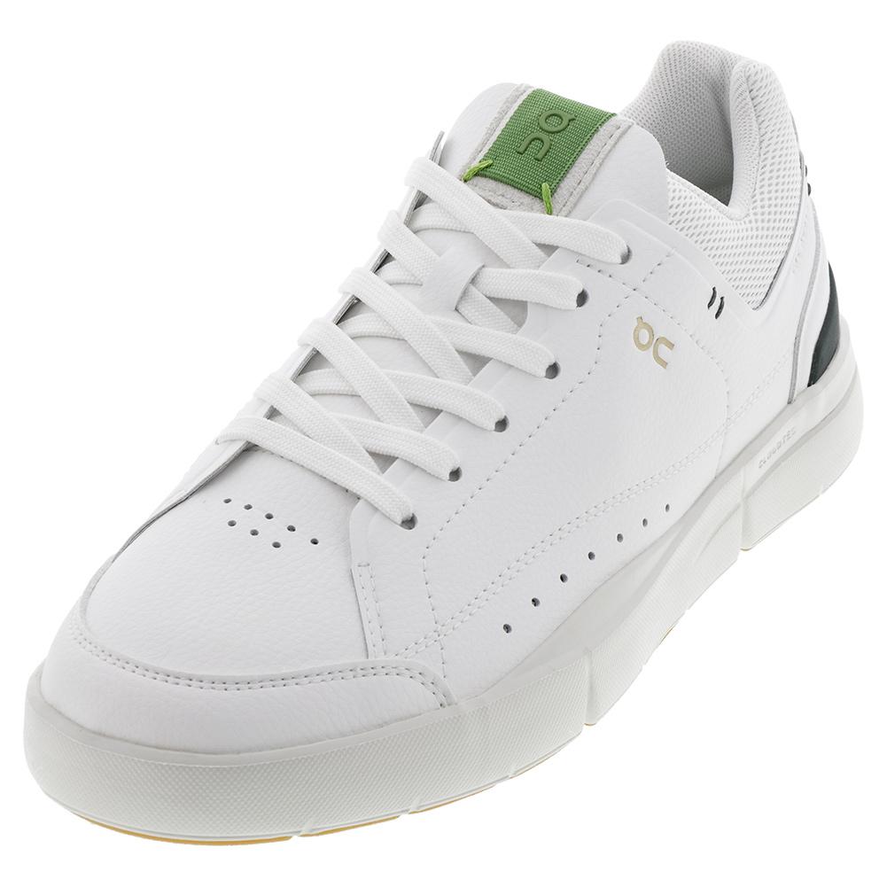 On Women`s THE ROGER Centre Court Shoes White and Sage