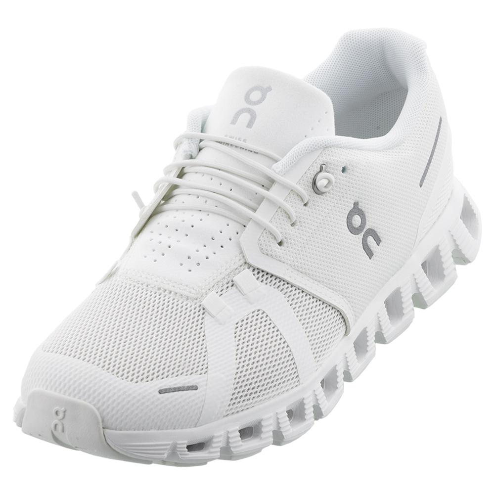 On Cloud 5 Men`s Running Shoes Undyed White