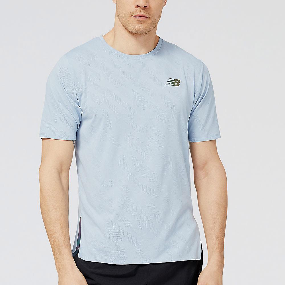 New Balance Men`s Q Speed Jacquard Short Sleeve