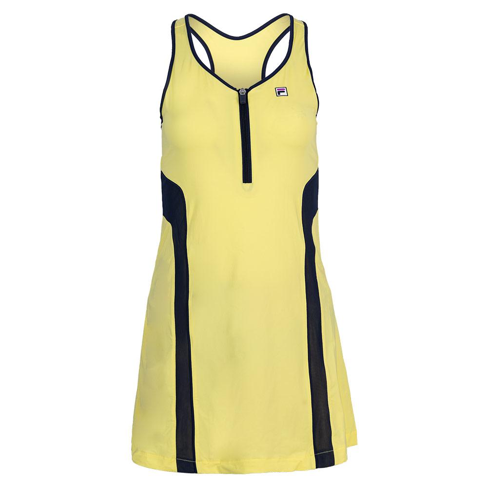 FILA Women`s Alley Sold Tennis Dress Yellow | TW31D053-742S23 | Tennis  Express