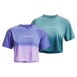 Women`s UA Dip Dye Crop Short Sleeve