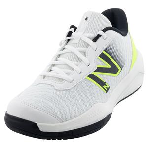 Juniors` 996v5 Tennis Shoes White and Hi-lite