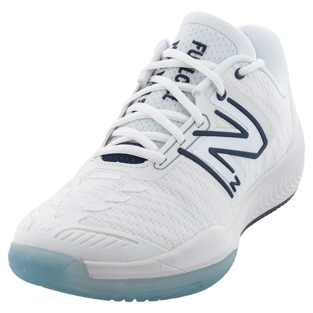New Balance Men`s Fuel Cell 996v5 D Width Tennis Shoes White and Navy