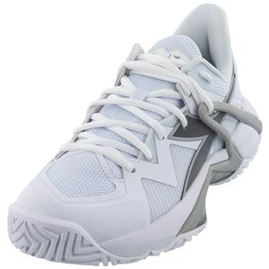 Women`s B.Icon 2 AG Tennis Shoes White and Silver