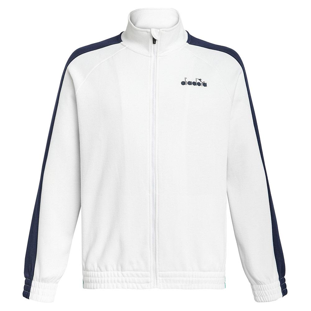 Diadora Women`s FZ Tennis Jacket Optical White