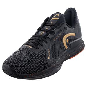 Men`s Sprint Pro 3.5 SuperFabric Tennis Shoes Black and Orange