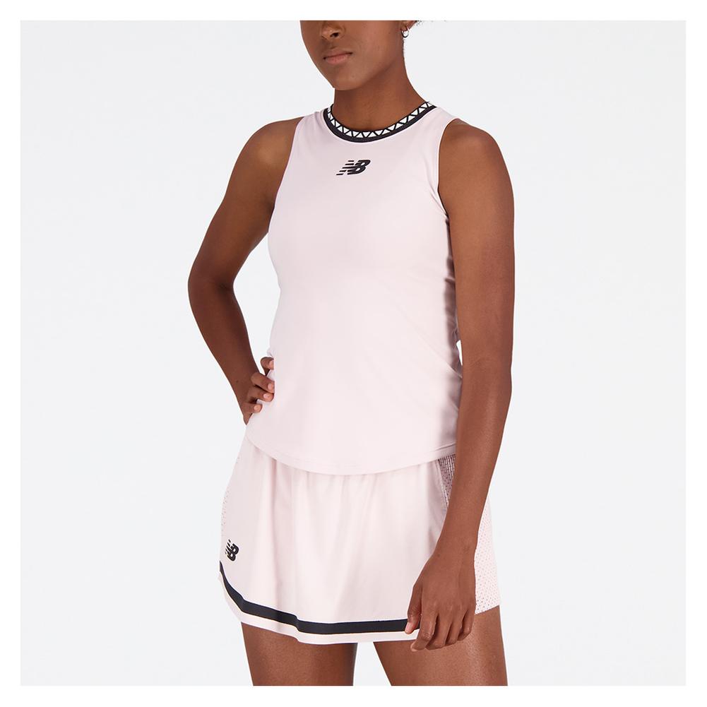 NEW BALANCE Women`s Tournament Tennis Tank Stone Pink