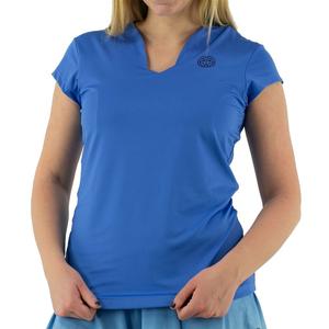 Women`s Colortwist V-Neck Tee Blue