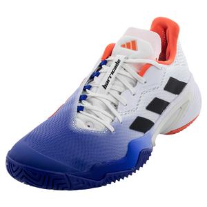 adidas Men`s Barricade Tennis Shoes Lucid Blue and Core Black